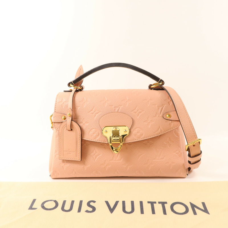 LOUIS VUITTON Monogram Empreinte Georges BB金扣手挽肩背兩用袋-23