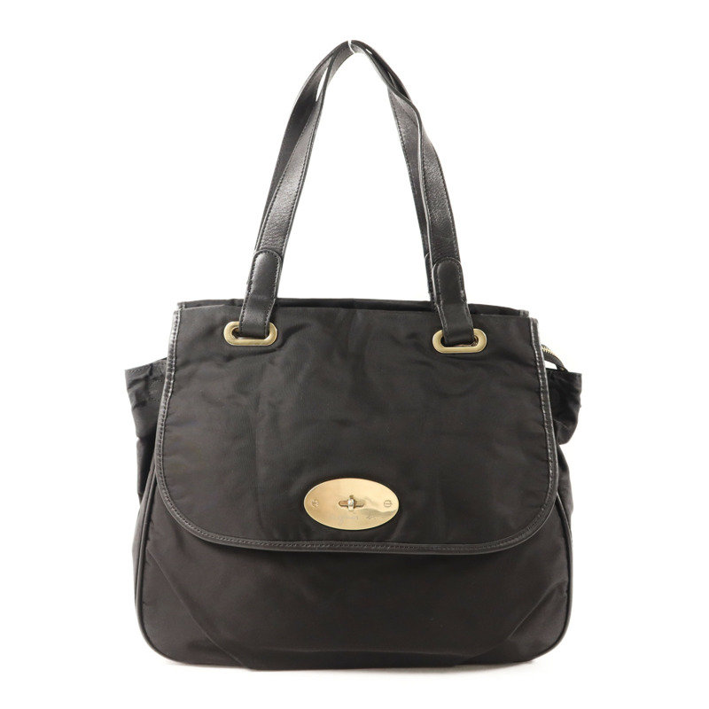 agnes b. 尼龍Shoulder Bag銀扣肩背袋-0