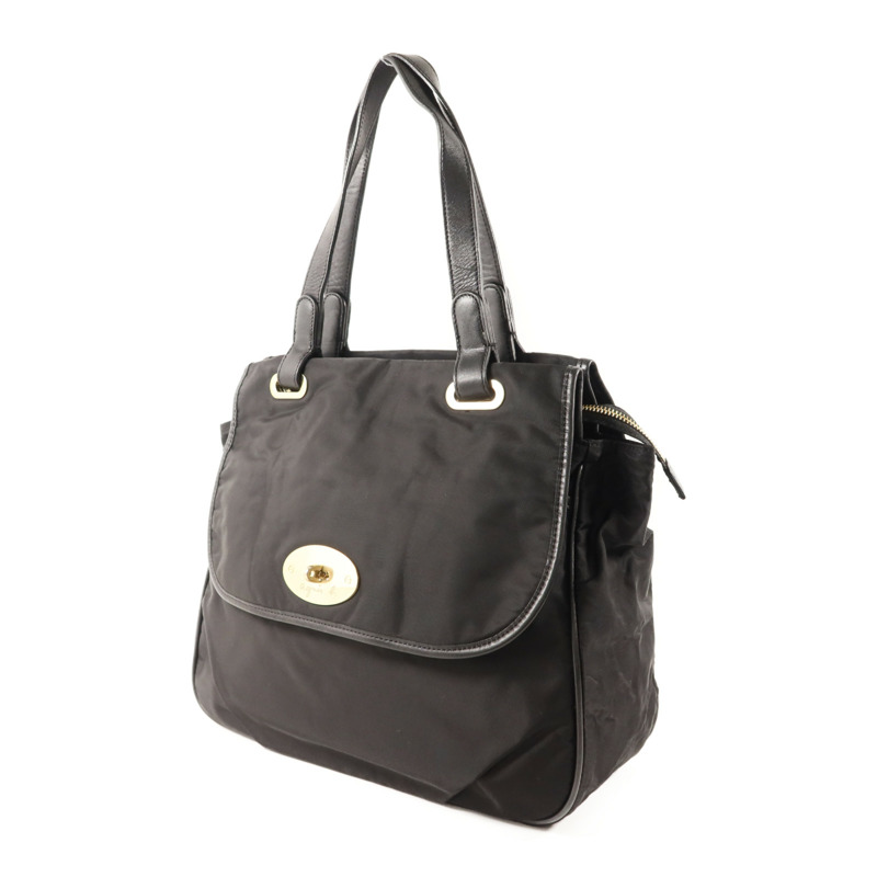 agnes b. 尼龍Shoulder Bag銀扣肩背袋-2