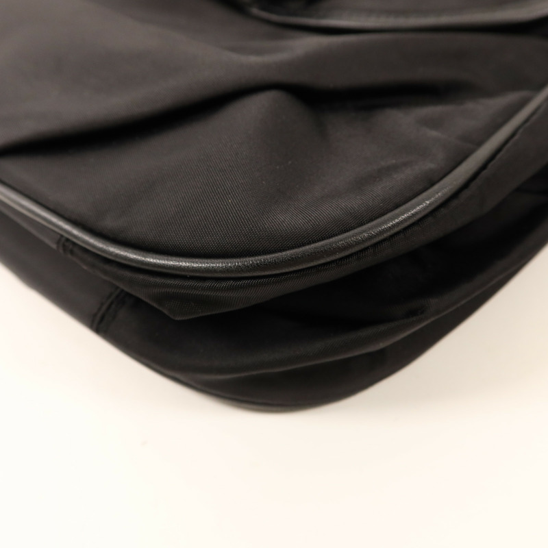 agnes b. 尼龍Shoulder Bag銀扣肩背袋-12