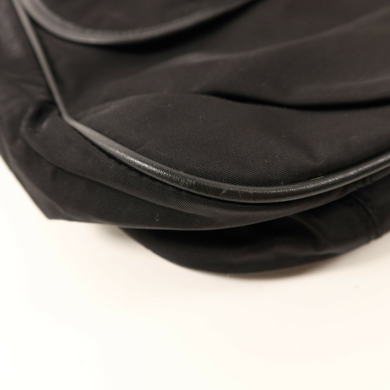 agnes b. 尼龍Shoulder Bag銀扣肩背袋-13