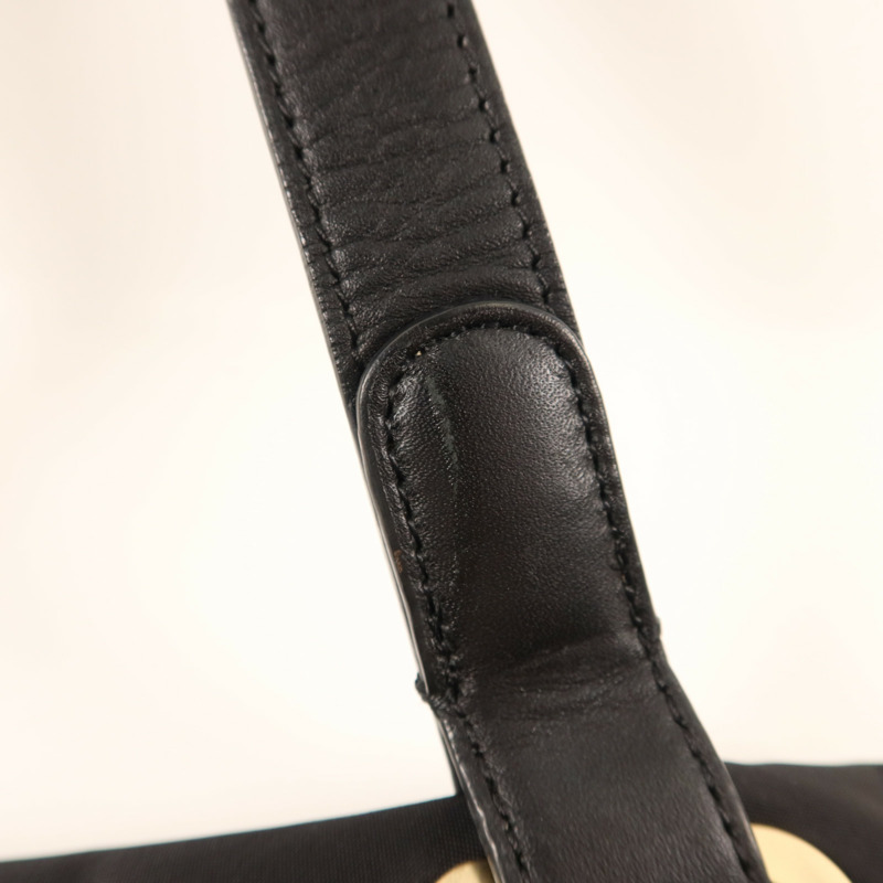 agnes b. 尼龍Shoulder Bag銀扣肩背袋-14