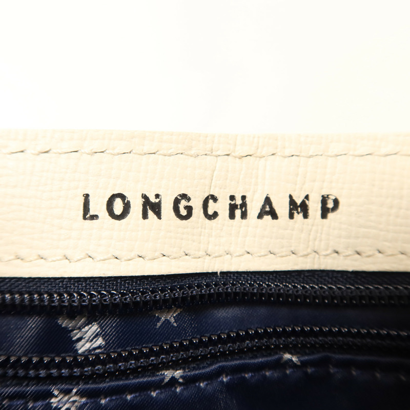 Longchamp 牛皮皮革Shoulder Bag銀扣肩背袋-6