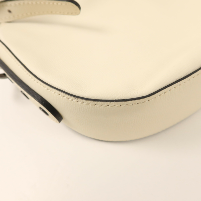 Longchamp 牛皮皮革Shoulder Bag銀扣肩背袋-13