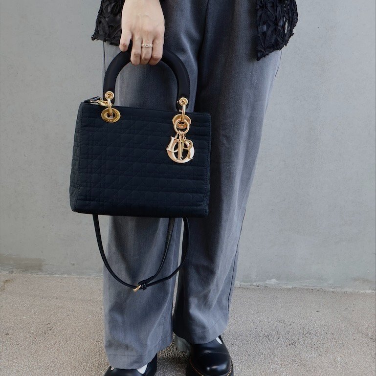 𝐃𝐢𝐨𝐫黑金尼龍𝐋𝐚𝐝𝐲 𝐃𝐢𝐨𝐫-2