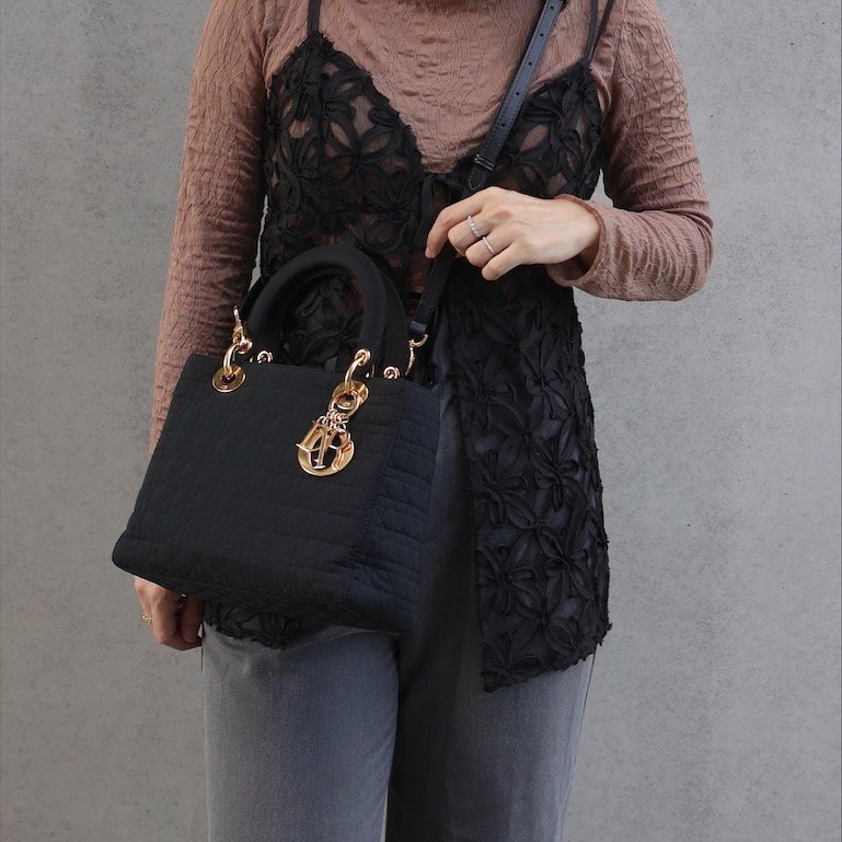 𝐃𝐢𝐨𝐫黑金尼龍𝐋𝐚𝐝𝐲 𝐃𝐢𝐨𝐫-3