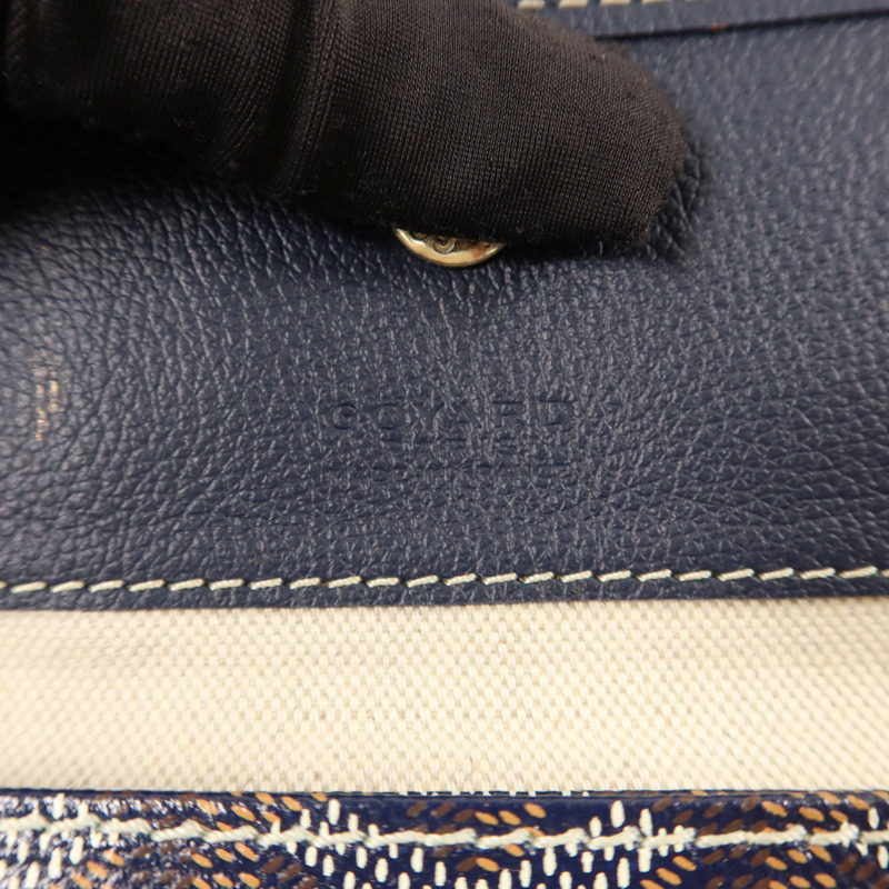 GOYARD 塗層帆布Sac Saint Louis PM銀扣手挽袋-6