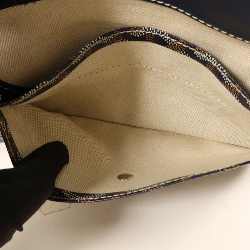 GOYARD 塗層帆布Sac Saint Louis PM銀扣手挽袋-10