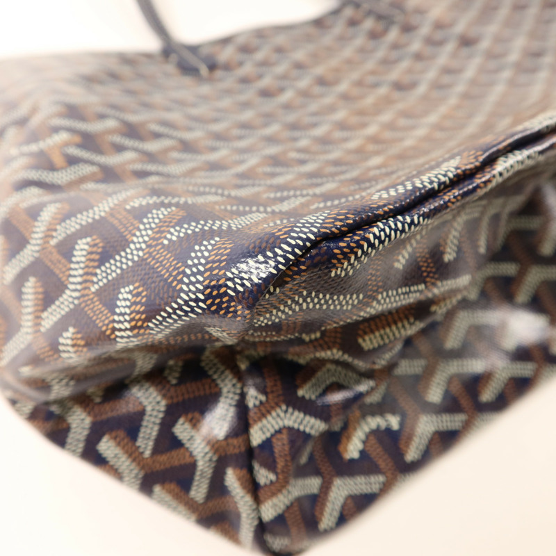 GOYARD 塗層帆布Sac Saint Louis PM銀扣手挽袋-12