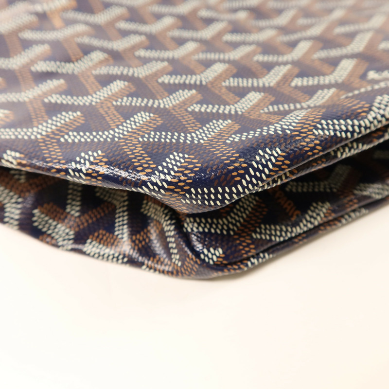 GOYARD 塗層帆布Sac Saint Louis PM銀扣手挽袋-14