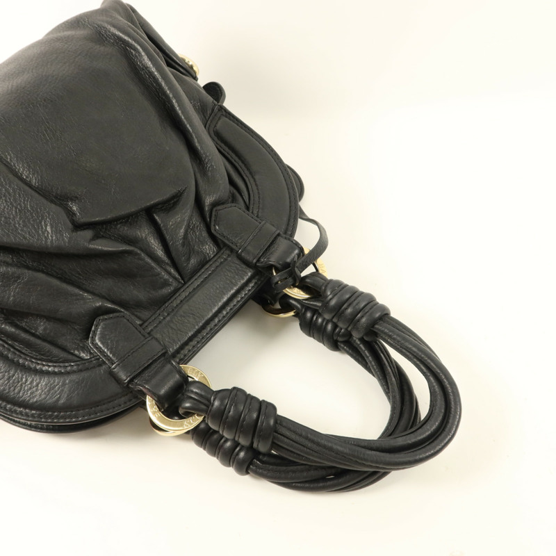 BALLY 牛皮皮革Handbag金扣手挽袋-4