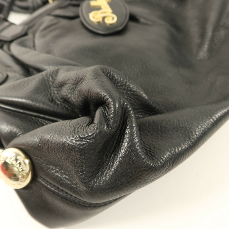 BALLY 牛皮皮革Handbag金扣手挽袋-12