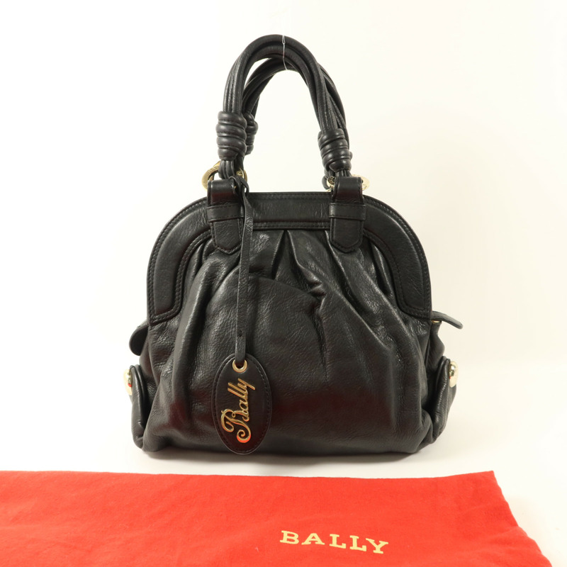 BALLY 牛皮皮革Handbag金扣手挽袋-20