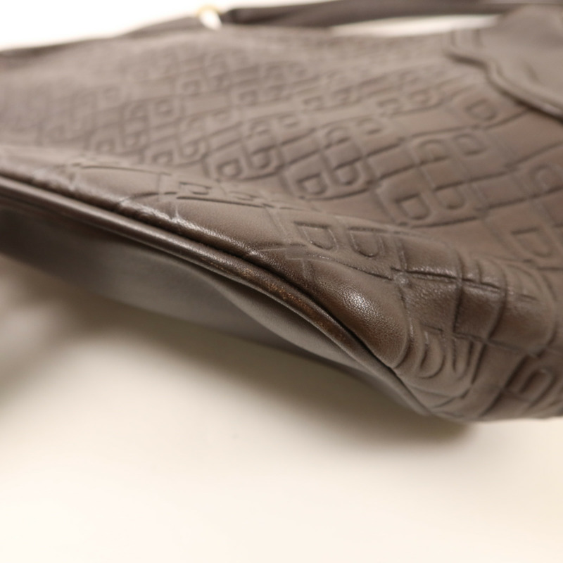 BALLY 牛皮皮革Shoulder Bag金扣肩背袋-10