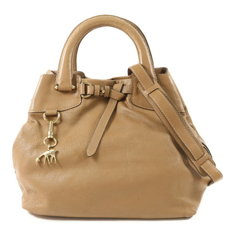 BALLY 牛皮皮革2 Way Shoulder Bag金扣手挽肩背兩用袋