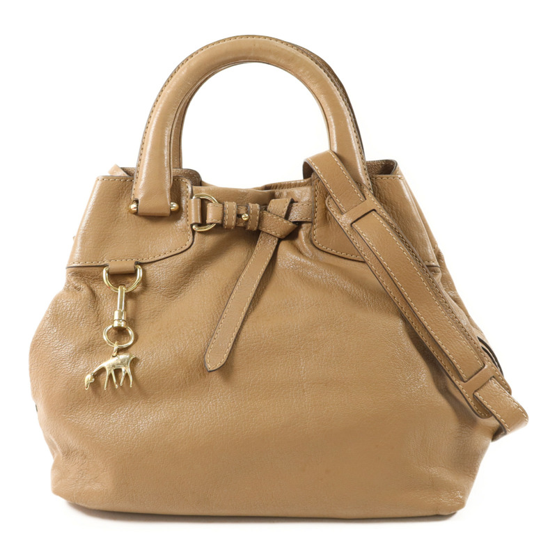 BALLY 牛皮皮革2 Way Shoulder Bag金扣手挽肩背兩用袋-0