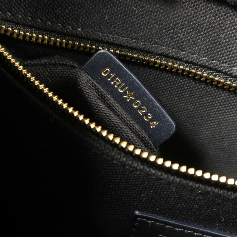 Dior 帆布/牛皮皮革Dior Book Tote Small金扣手挽肩背兩用袋-7