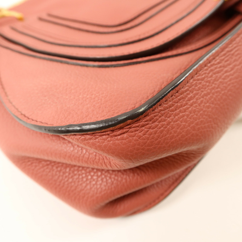 Chloe 牛皮皮革2 Way Shoulder Bag金扣手挽肩背兩用袋-12