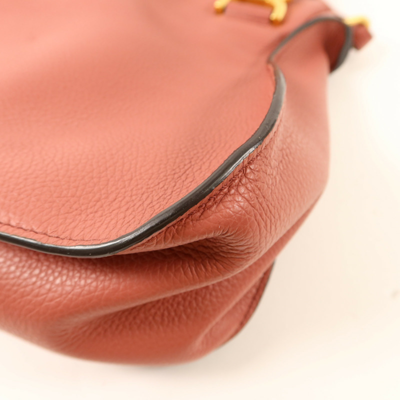 Chloe 牛皮皮革2 Way Shoulder Bag金扣手挽肩背兩用袋-13