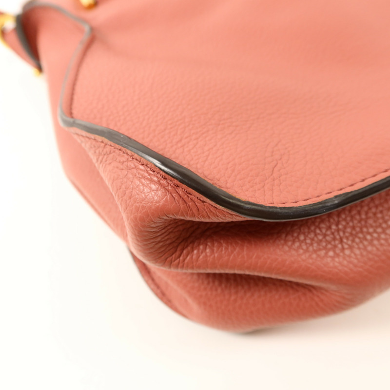 Chloe 牛皮皮革2 Way Shoulder Bag金扣手挽肩背兩用袋-14