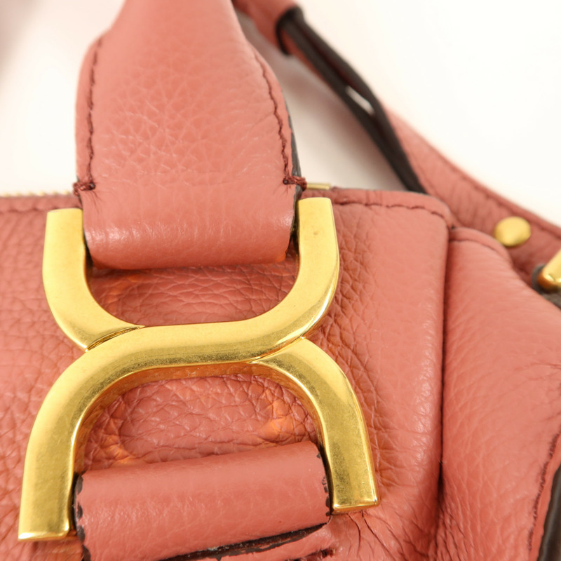 Chloe 牛皮皮革2 Way Shoulder Bag金扣手挽肩背兩用袋-15