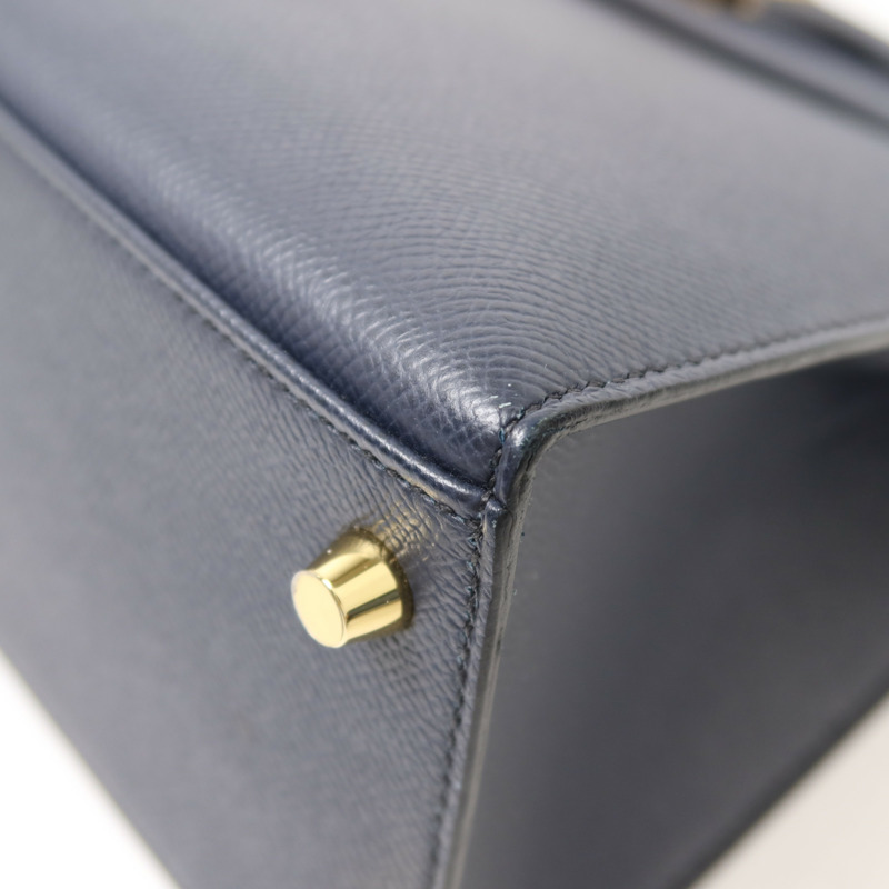 HERMES Epsom皮革Kelly 28金扣手挽肩背兩用袋Blue IndigoBlue Indigo-11