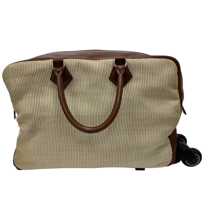 Hermès 棕色拼接旅行箱包 vintage 二手 中古-5