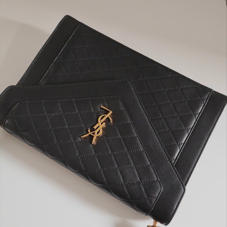 𝐘𝐒𝐋黑金小羊皮菱格紋𝐆𝐀𝐁𝐘 𝐬𝐭𝐚𝐜𝐡𝐞𝐥-3