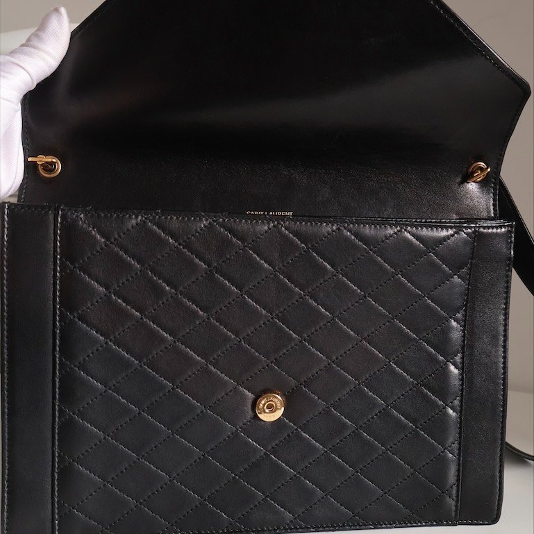 𝐘𝐒𝐋黑金小羊皮菱格紋𝐆𝐀𝐁𝐘 𝐬𝐭𝐚𝐜𝐡𝐞𝐥-10