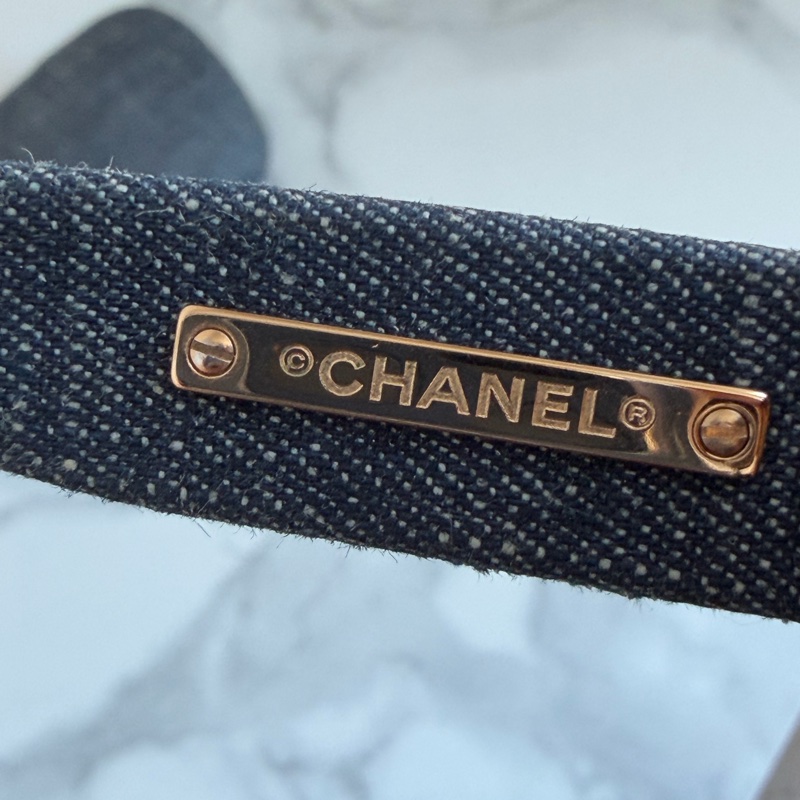 CHANEL 香奈兒牛仔單寧墨鏡!超級特點🩵墨鏡一戴誰都不愛-6