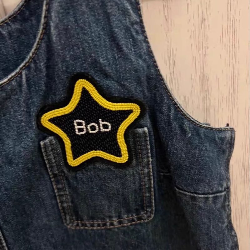 Miumiu牛仔背帶裙38碼-1