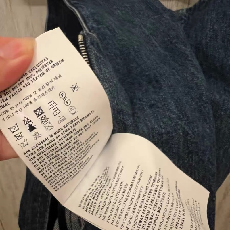 Miumiu牛仔背帶裙38碼-5