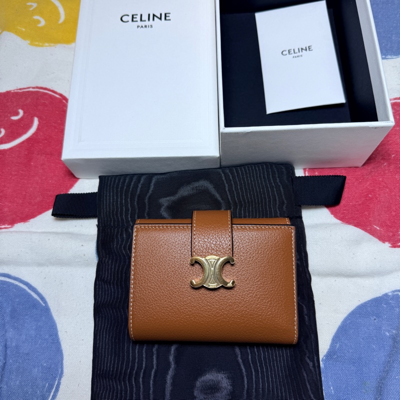 CELINE NINO細搭帶錢包短夾-0