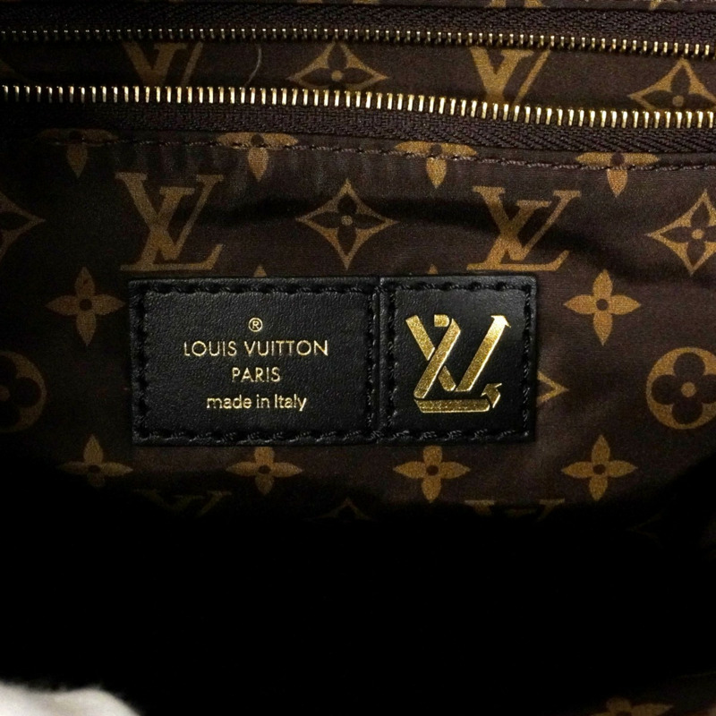 路易威登 LV Pillow On the Go MM M21069 黑色/棕色 兩用女士手提包-4