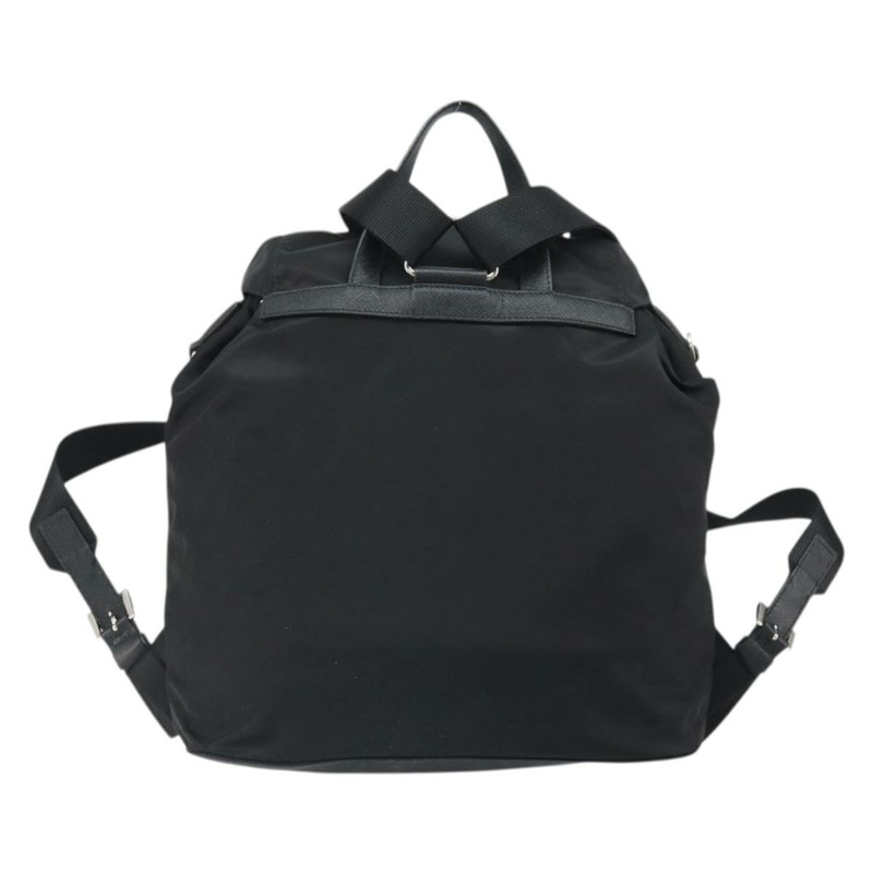 【日本直送】PRADA Robot 雙肩包 尼龍材質 黑色 銀色 正品 169726SAV-1