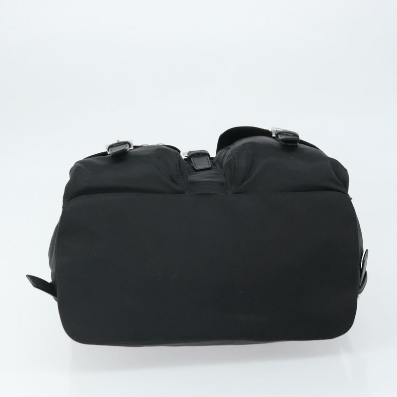 【日本直送】PRADA Robot 雙肩包 尼龍材質 黑色 銀色 正品 169726SAV-4