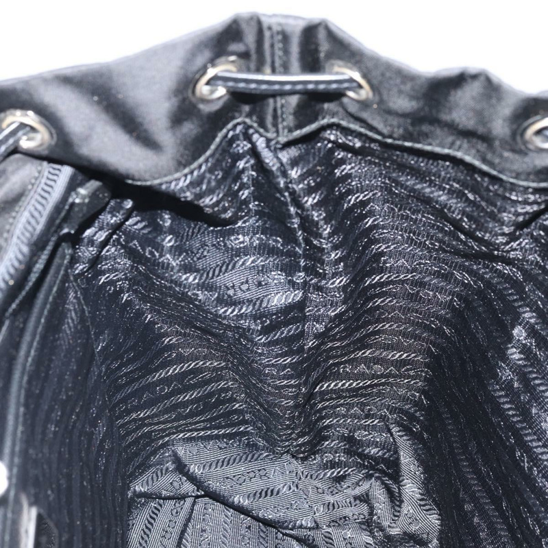 【日本直送】PRADA Robot 雙肩包 尼龍材質 黑色 銀色 正品 169726SAV-26