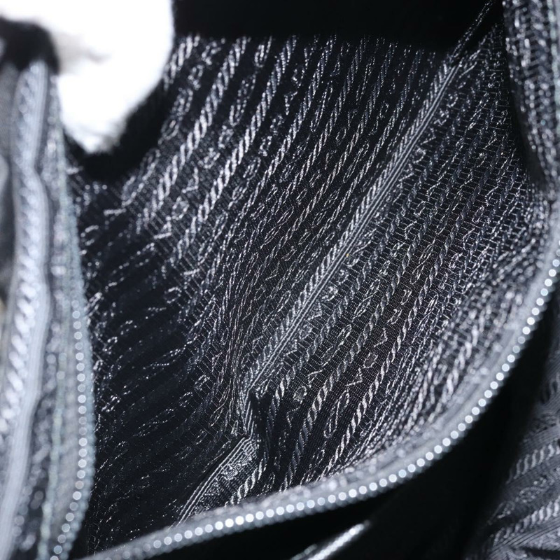 【日本直送】PRADA Robot 雙肩包 尼龍材質 黑色 銀色 正品 169726SAV-29