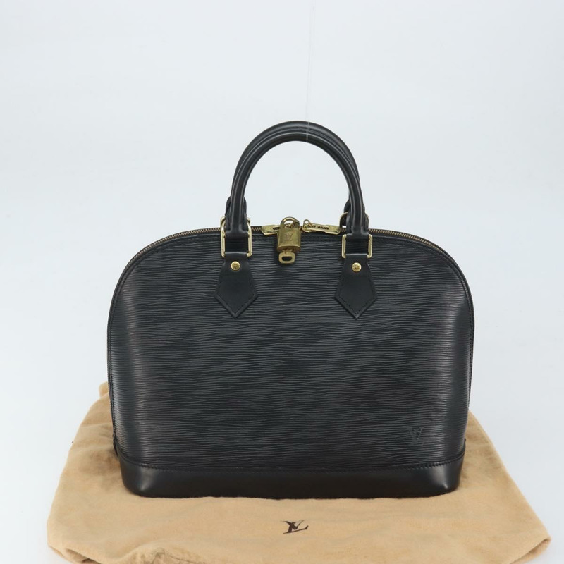 【日本直送】路易威登 Epi Alma 手提包 Noir 黑色 M52142 LV 正品 169779V-11