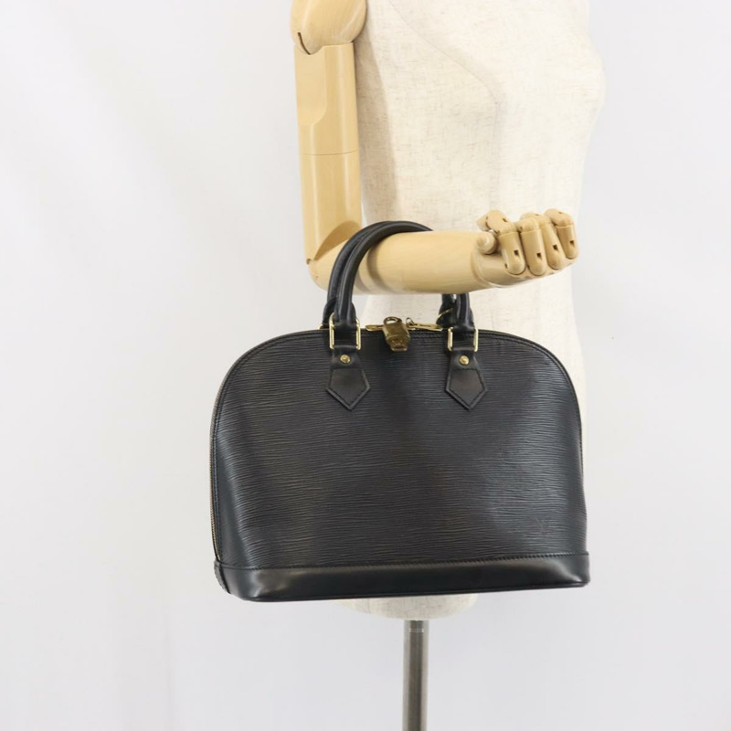 【日本直送】路易威登 Epi Alma 手提包 Noir 黑色 M52142 LV 正品 169779V-22