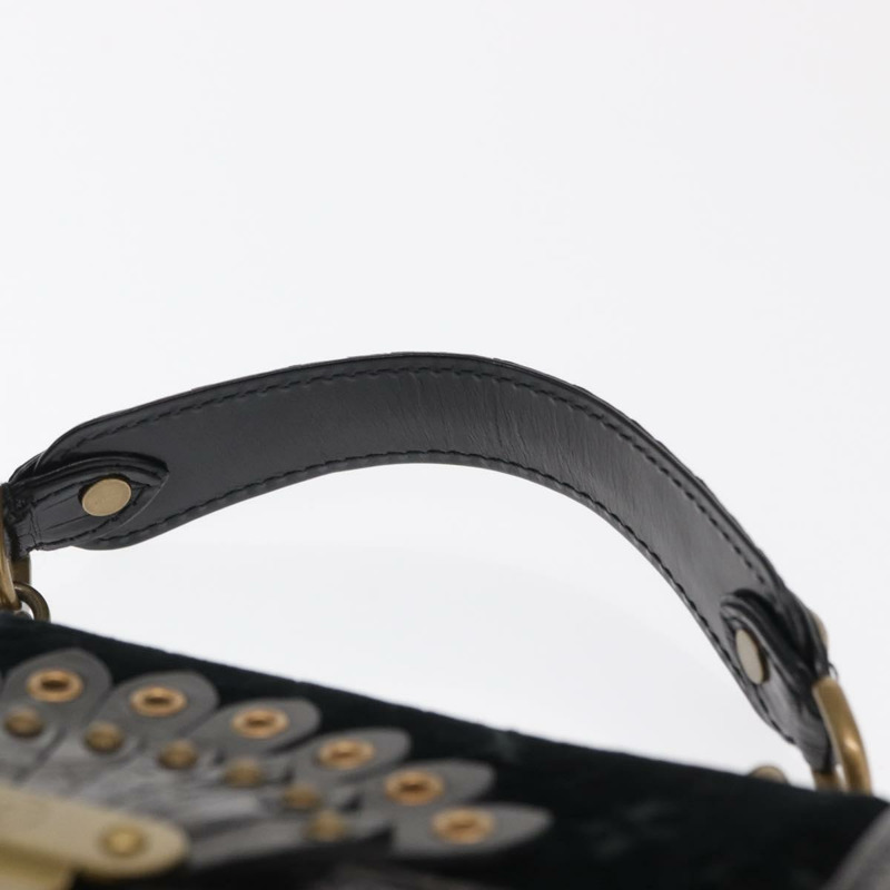 【日本直送】路易威登 Monogram Velours Irvine 手提包 黑色 M92733 LV 正品 168356SAV-7