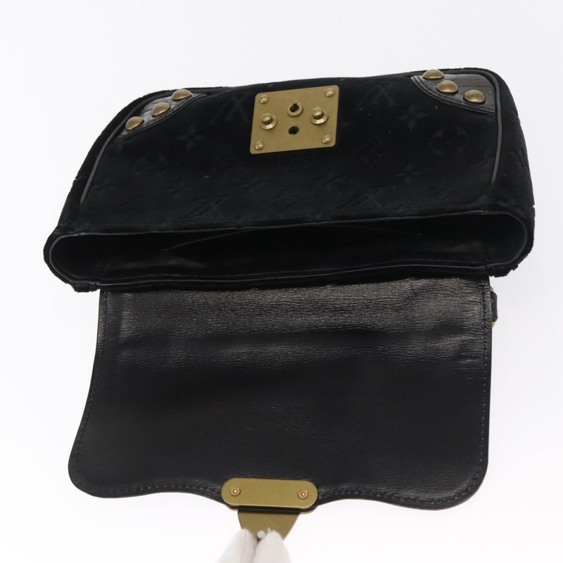 【日本直送】路易威登 Monogram Velours Irvine 手提包 黑色 M92733 LV 正品 168356SAV-8