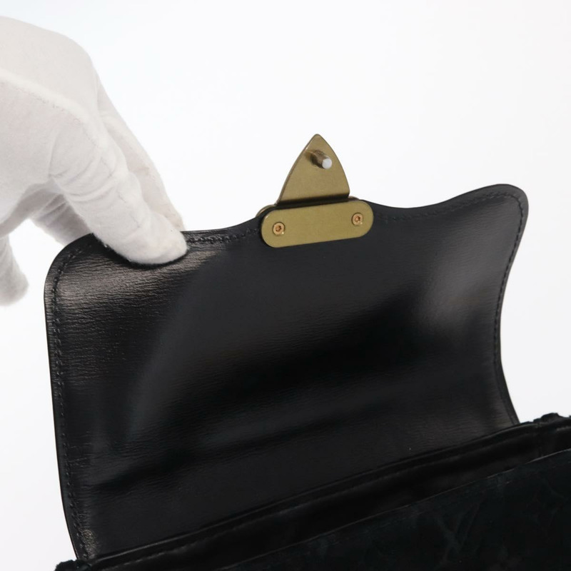 【日本直送】路易威登 Monogram Velours Irvine 手提包 黑色 M92733 LV 正品 168356SAV-19