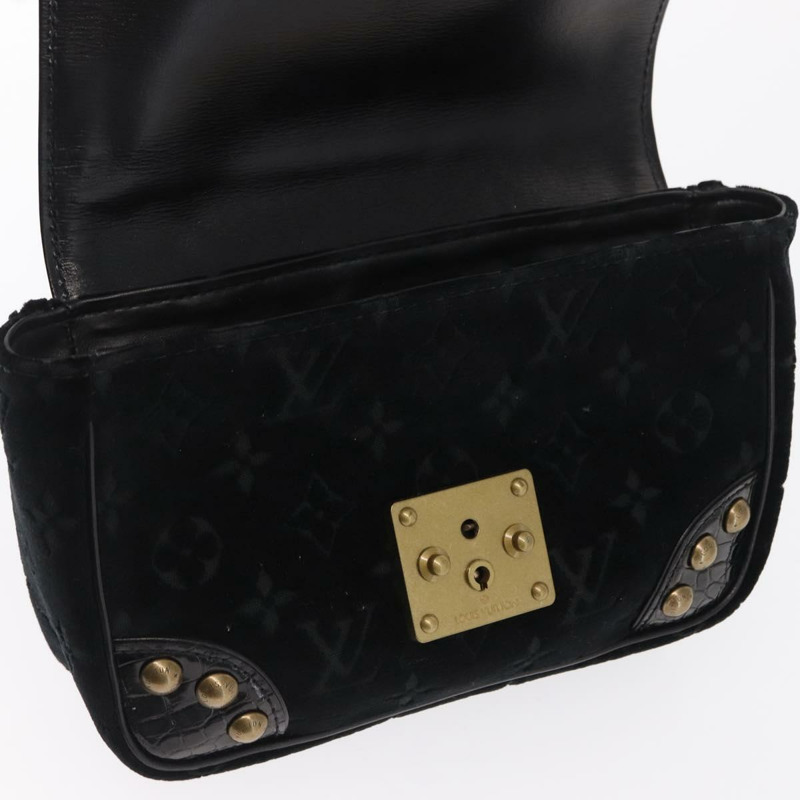 【日本直送】路易威登 Monogram Velours Irvine 手提包 黑色 M92733 LV 正品 168356SAV-20