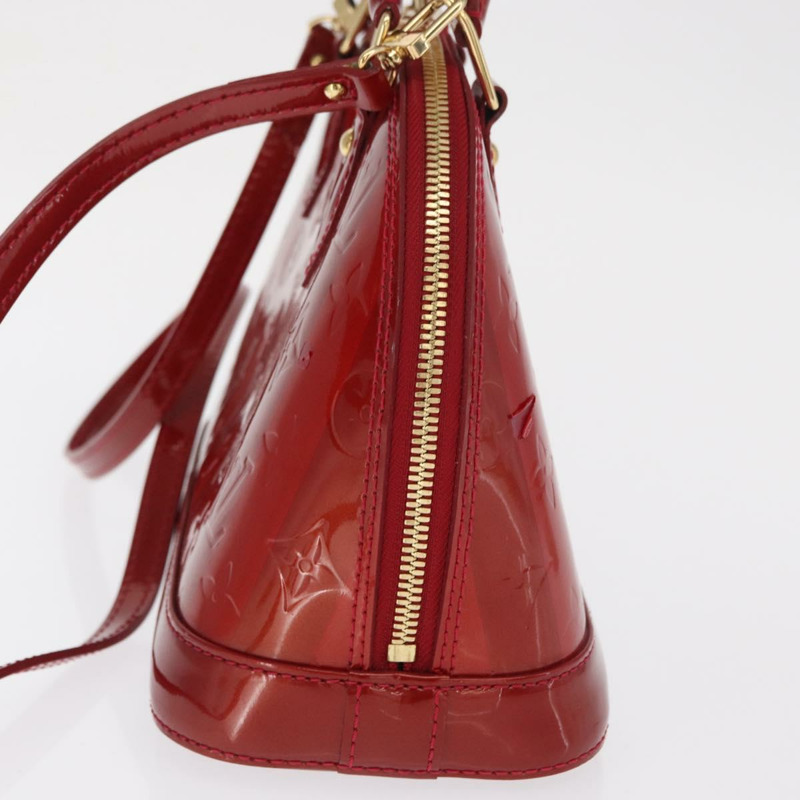 【日本直送】路易威登 Vernis Rayure Alma BB 包 2way Pomme D'amour M91593 LV 正品 171554A-2