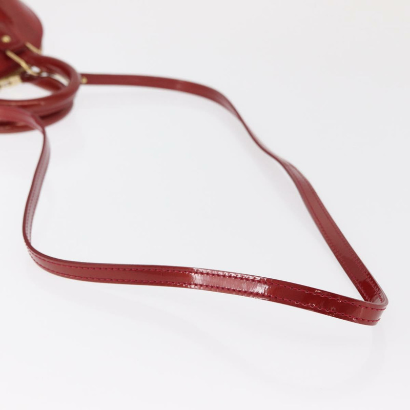 【日本直送】路易威登 Vernis Rayure Alma BB 包 2way Pomme D'amour M91593 LV 正品 171554A-7