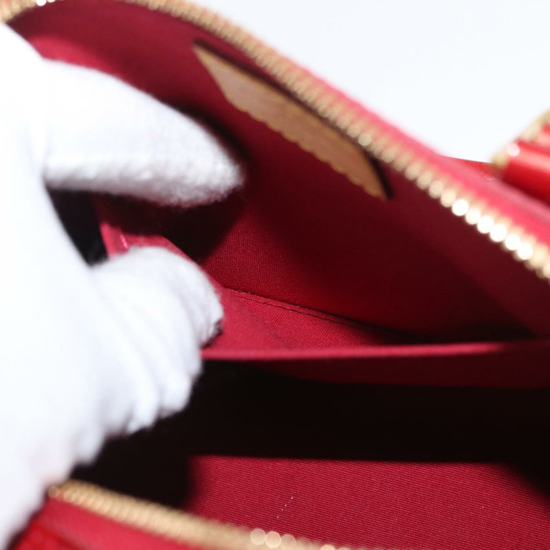 【日本直送】路易威登 Vernis Rayure Alma BB 包 2way Pomme D'amour M91593 LV 正品 171554A-22