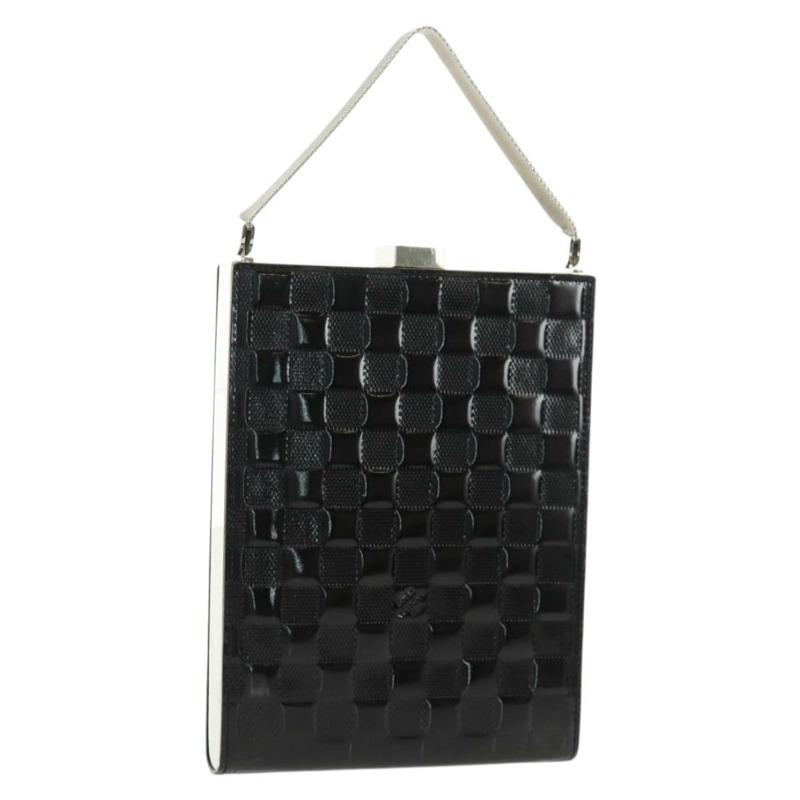 【日本直送】路易威登 Damier Vernis Ange GM 手提包黑色 M92103 LV 正品 am10703V-0