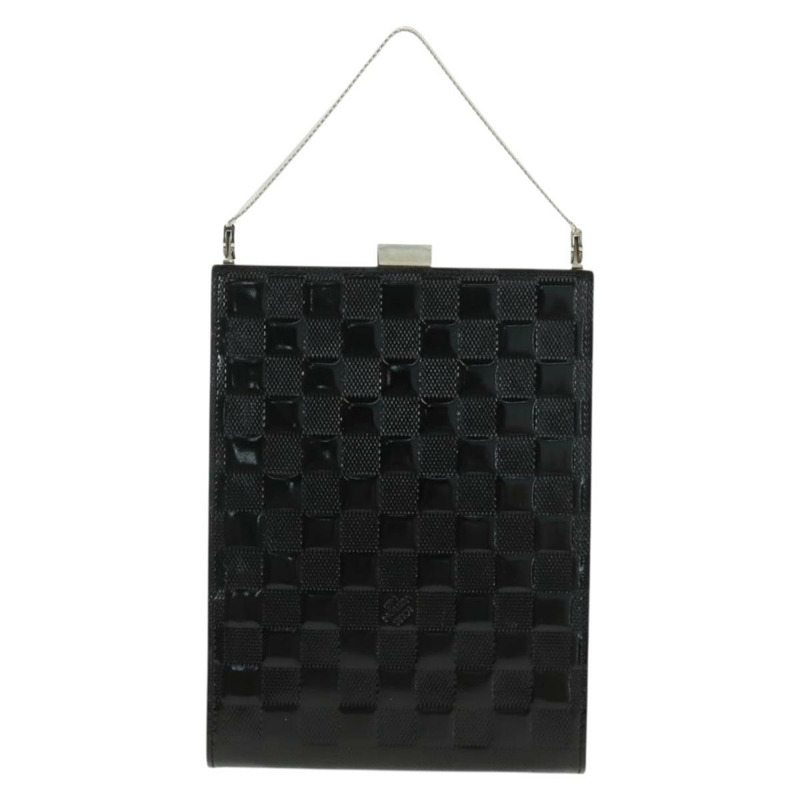 【日本直送】路易威登 Damier Vernis Ange GM 手提包黑色 M92103 LV 正品 am10703V-1