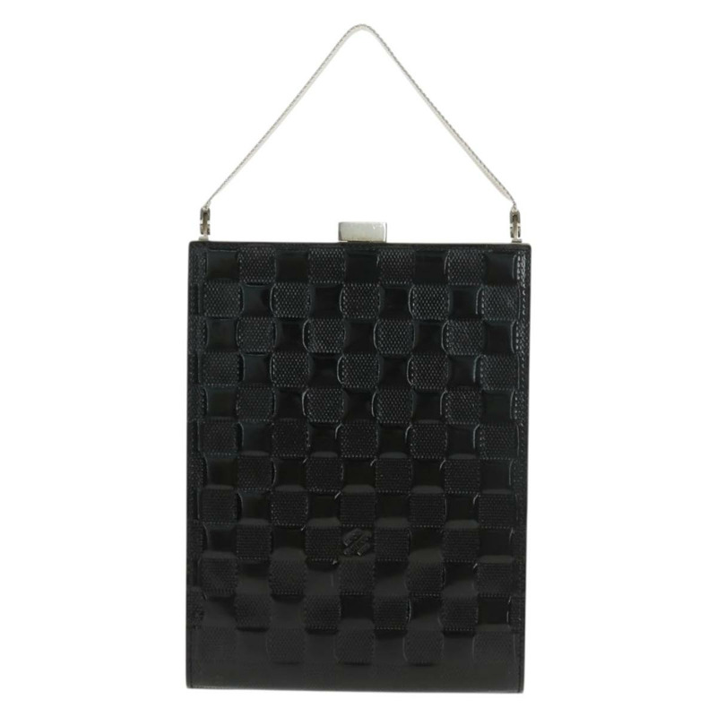 【日本直送】路易威登 Damier Vernis Ange GM 手提包黑色 M92103 LV 正品 am10703V-12